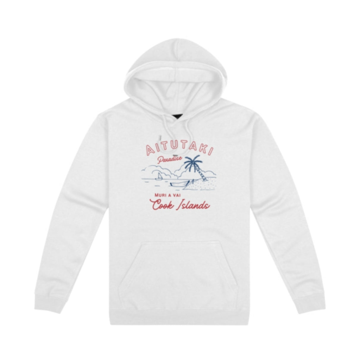 Aitutaki - Muri-a-Vai. (Men's Hoodie).